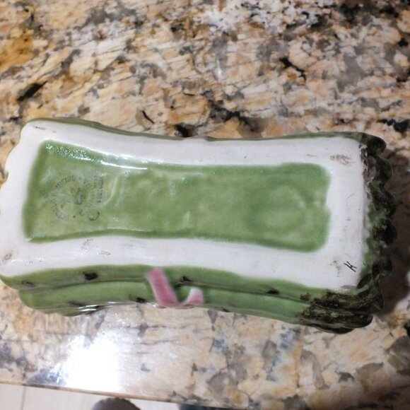 Majolica Asparagus Serving Dish by Bordallo Pinheiro - Picture 5 of 10